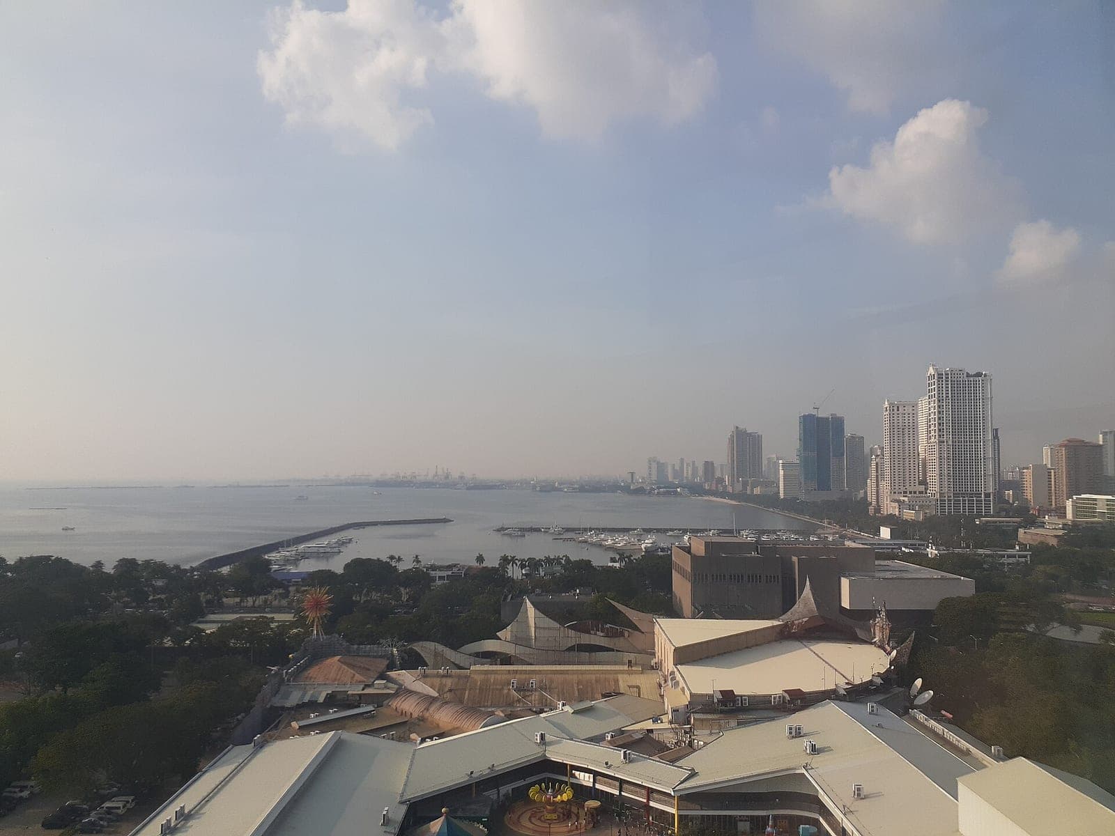Manila bayfront skyline viewed from Star City